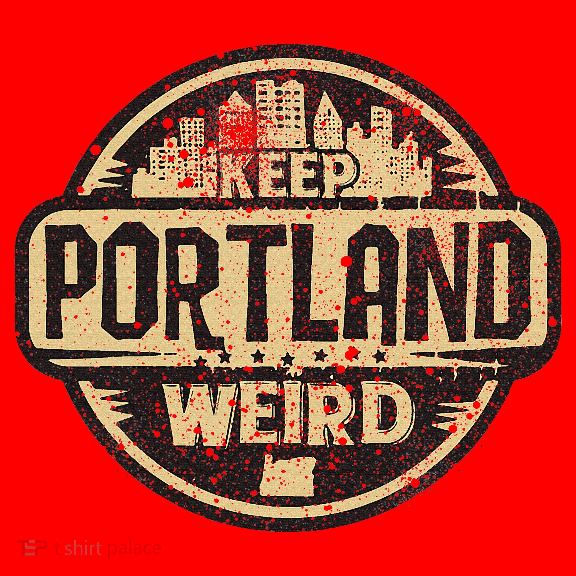 Keep Portland Oregon Weird Funny Santa Hat