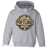 Keep Portland Oregon Weird Funny Toddler Hoodie thumb 0