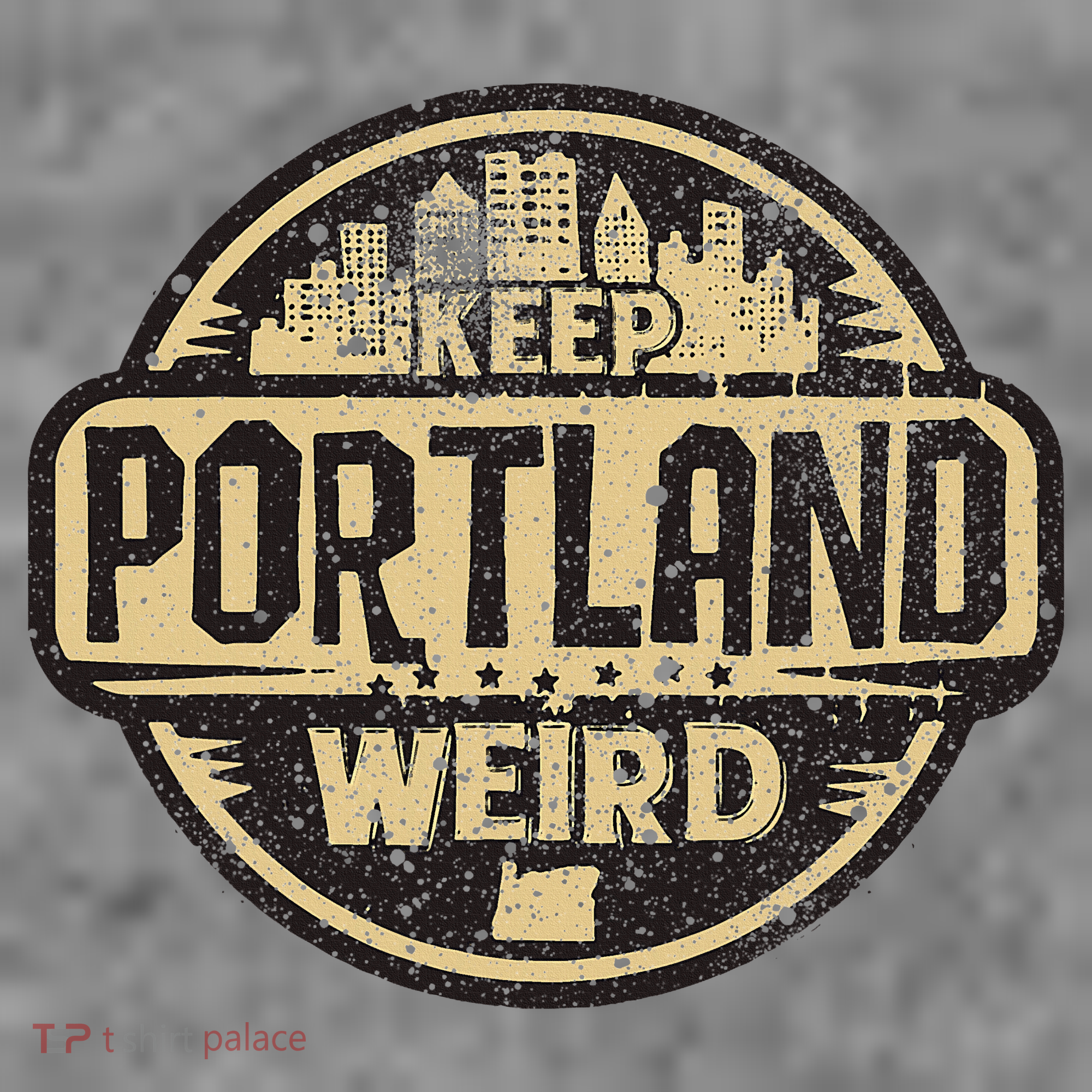 Keep Portland Oregon Weird Funny Toddler Hoodie