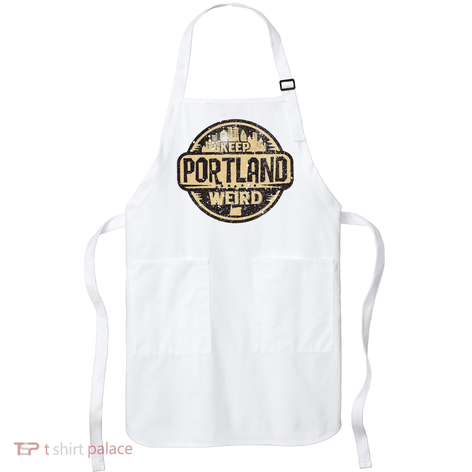 Keep Portland Oregon Weird Funny Apron