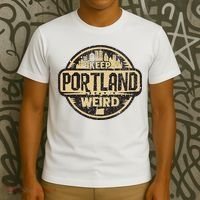 Keep Portland Oregon Weird Funny T-Shirt thumb 3