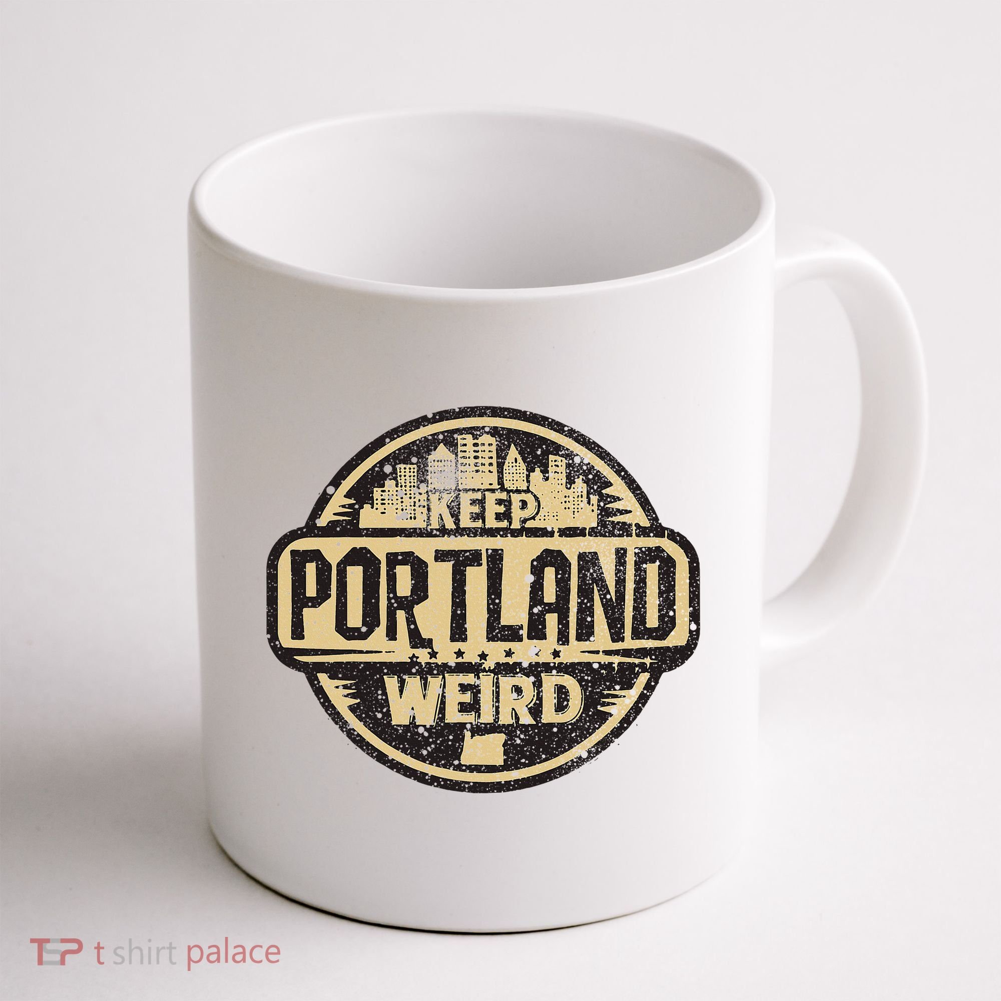 Keep Portland Oregon Weird Funny Coffee Mug
