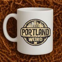 Keep Portland Oregon Weird Funny Coffee Mug thumb 2