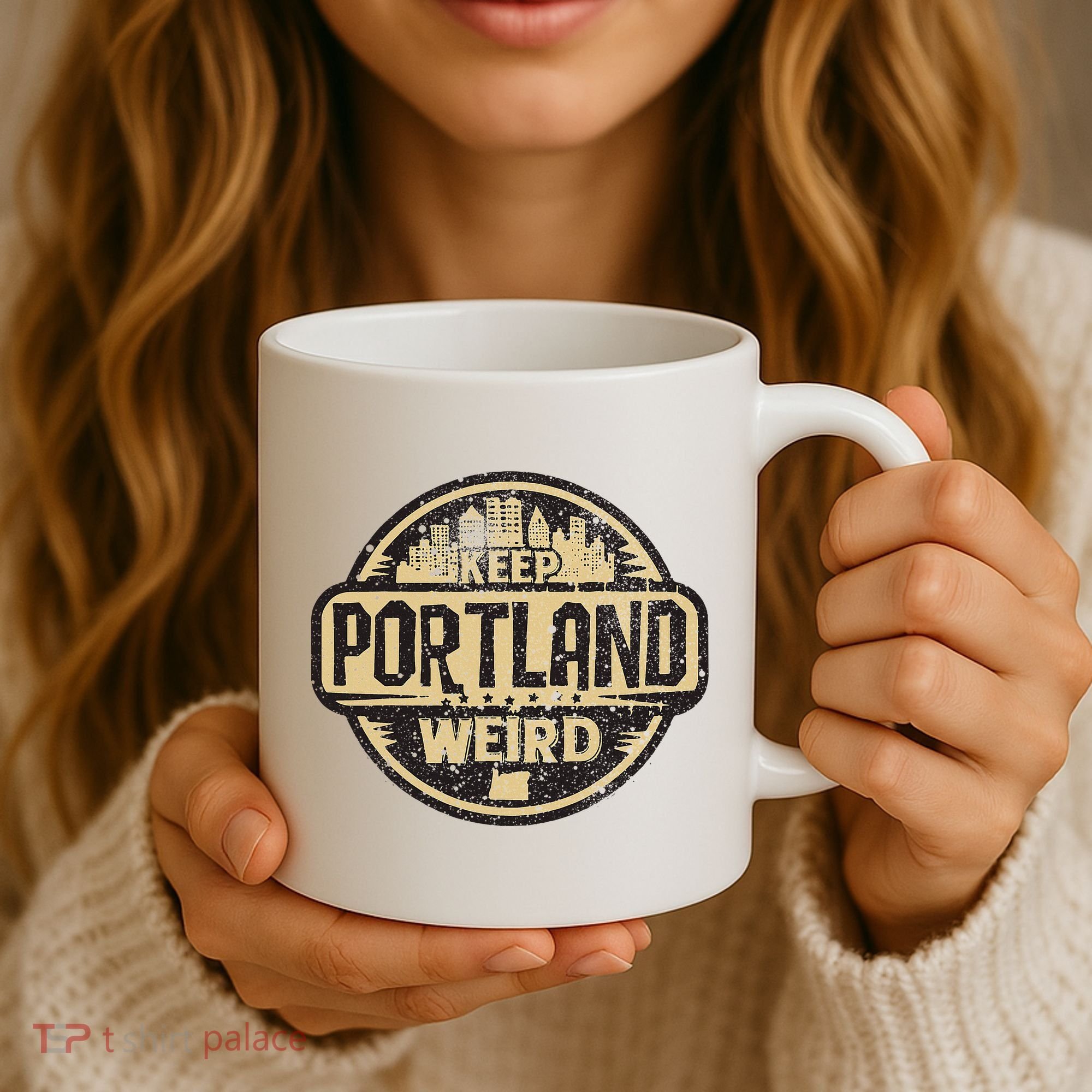 Keep Portland Oregon Weird Funny Coffee Mug