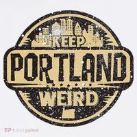 Keep Portland Oregon Weird Funny Women's Hoodie thumb 2