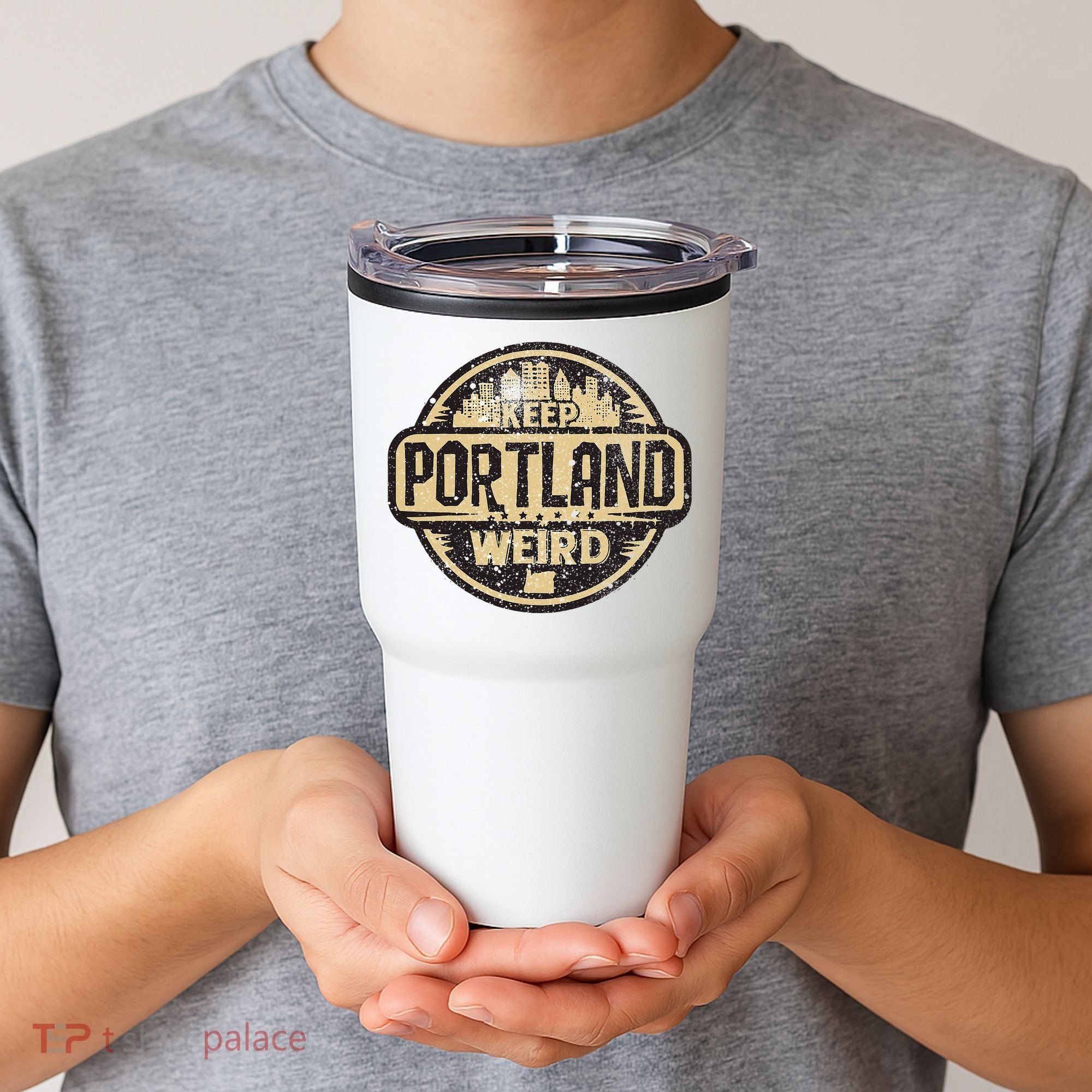 Keep Portland Oregon Weird Funny Tumbler