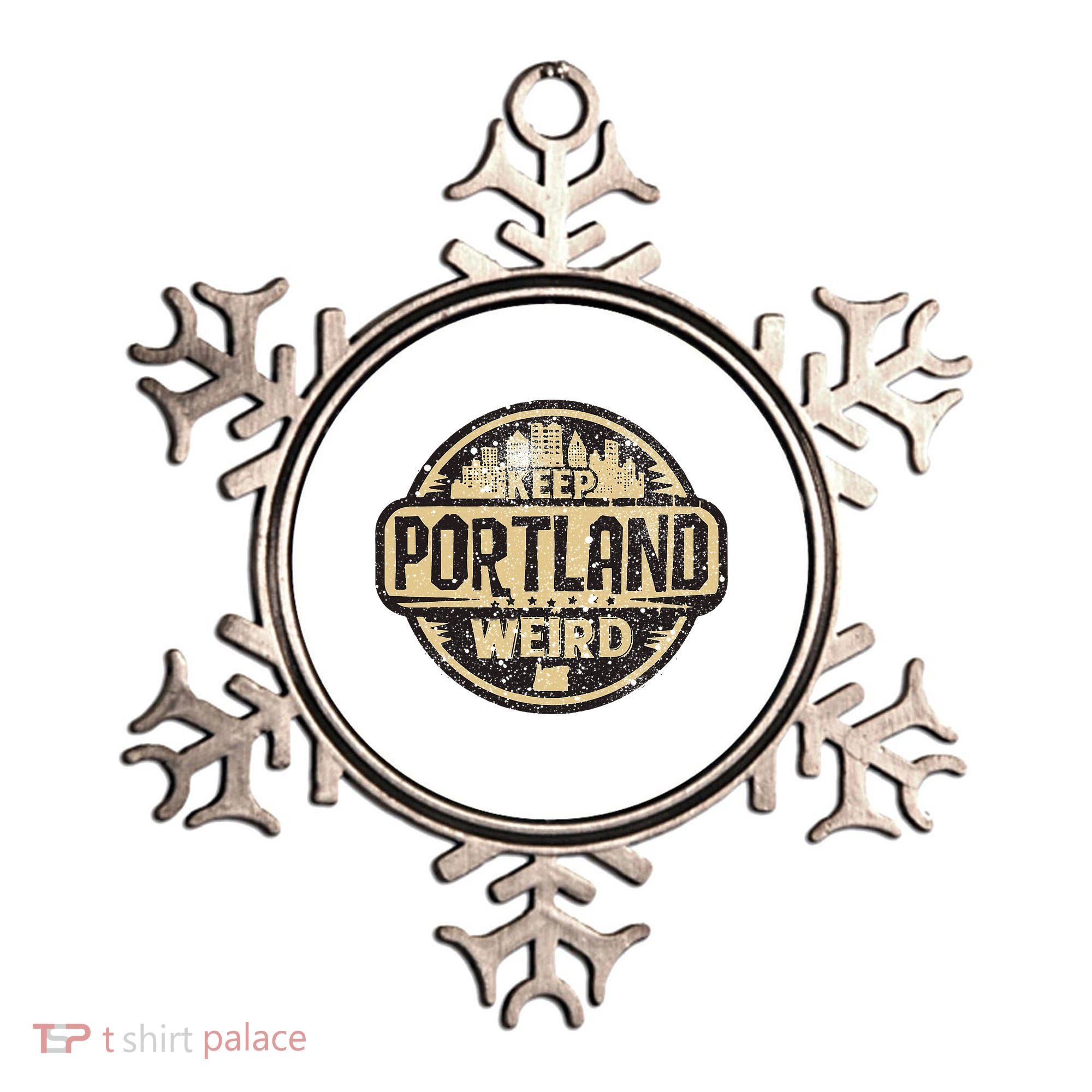 Keep Portland Oregon Weird Funny Ornament