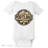 Keep Portland Oregon Weird Funny Baby Bodysuit thumb 0