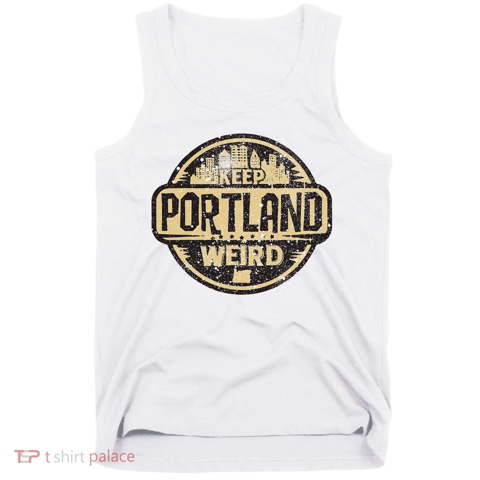 Keep Portland Oregon Weird Funny Tank Top