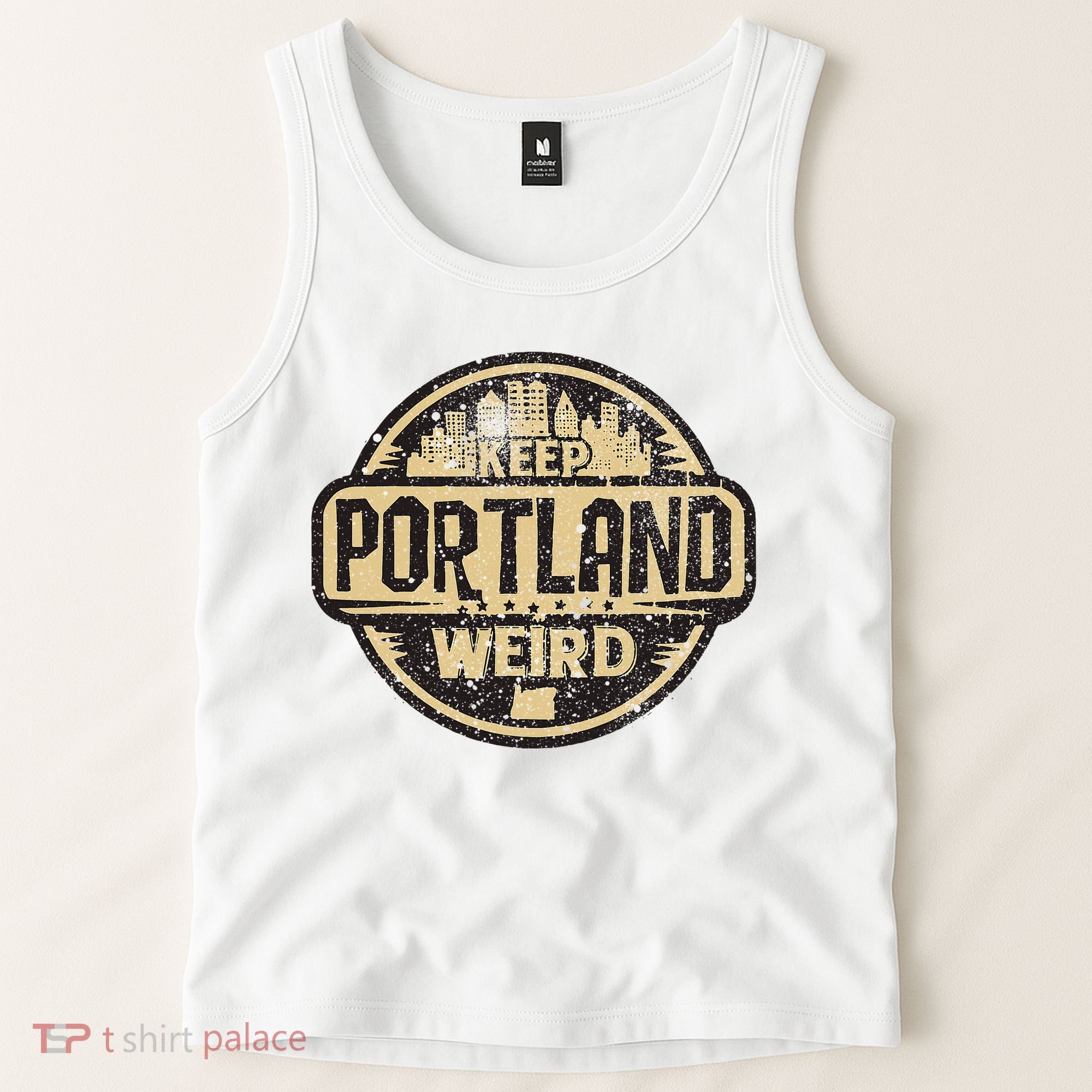 Keep Portland Oregon Weird Funny Tank Top