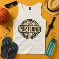 Keep Portland Oregon Weird Funny Tank Top thumb 4