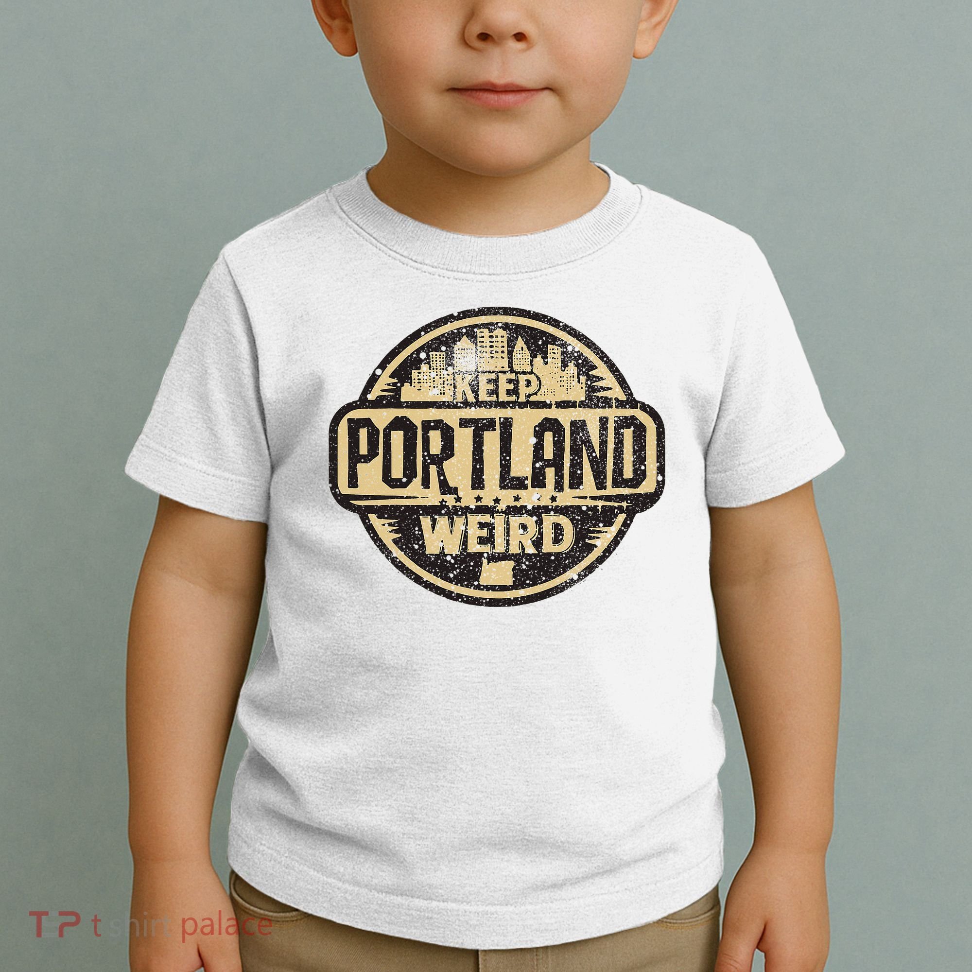Keep Portland Oregon Weird Funny Toddler T-Shirt