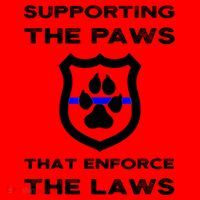 K9 Police Officer Support Supporting Paws That Enforce Laws Santa Hat thumb 1