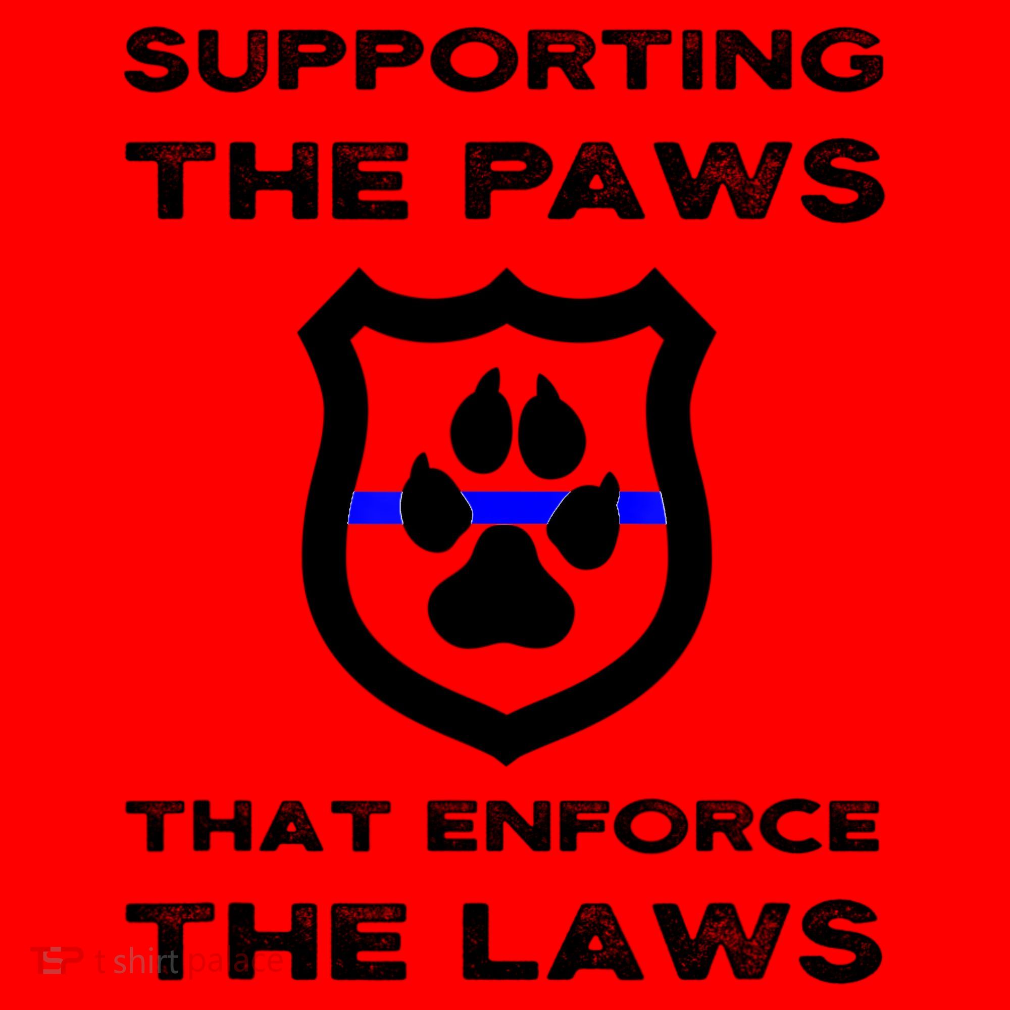 K9 Police Officer Support Supporting Paws That Enforce Laws Santa Hat