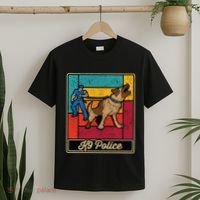 K9 Police Officer Vintage Law Enforcet Dog T-Shirt thumb 2