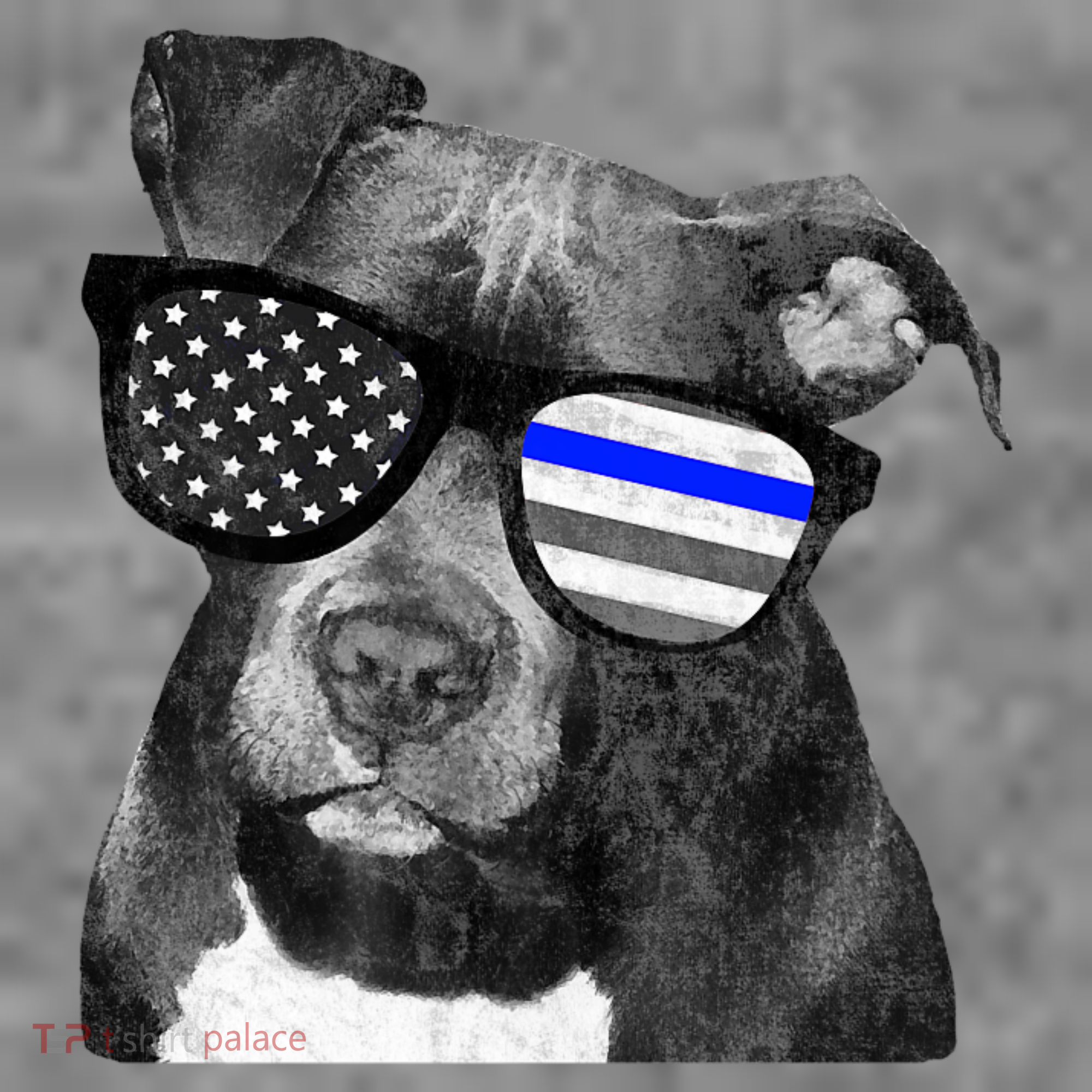 K9 Police Officer Police Pitbull Thin Blue Line Premium Toddler Hoodie