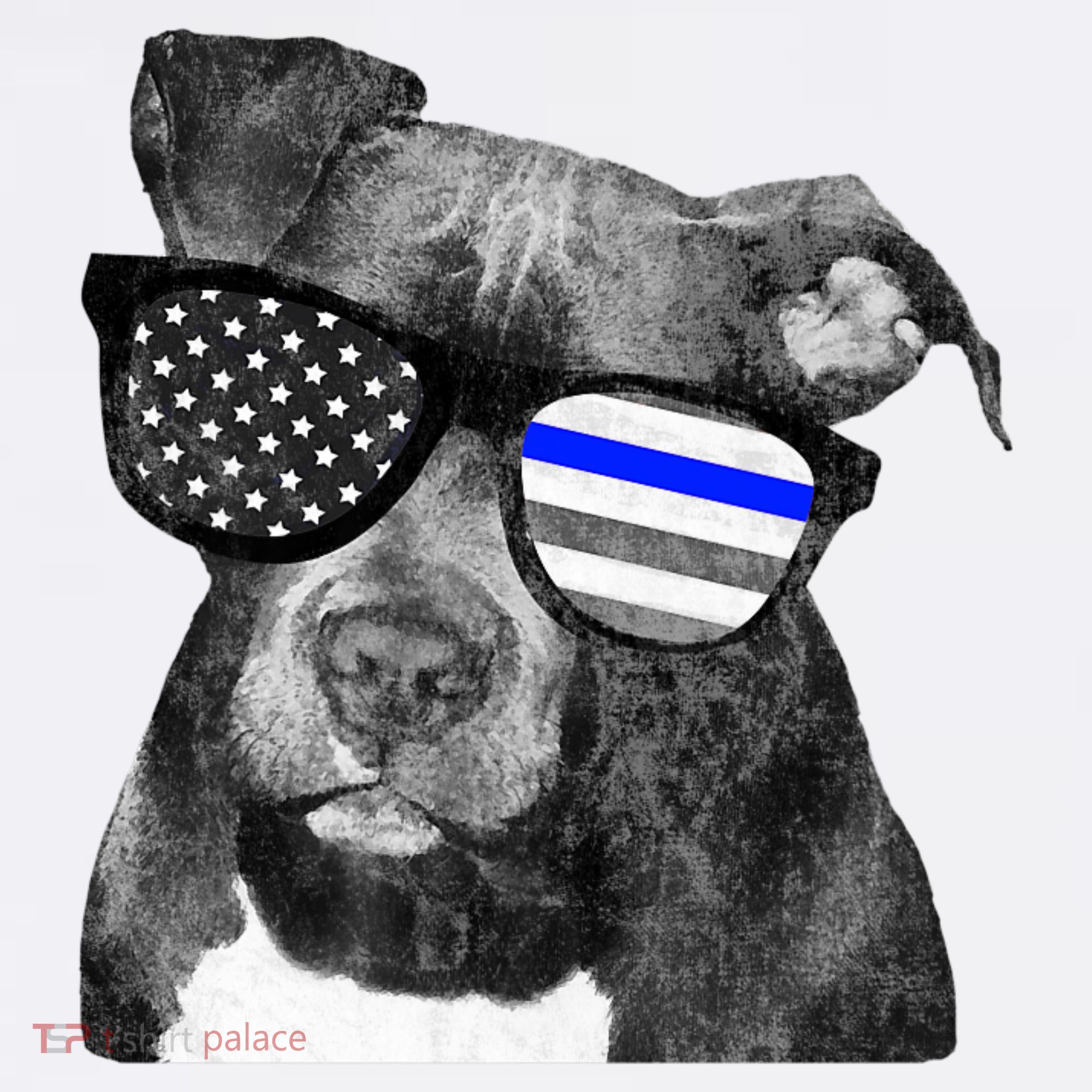 K9 Police Officer Police Pitbull Thin Blue Line Premium Women's Tank Top