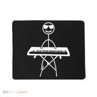 Keyboard Piano Pianist Stick Figure Piano Player Mousepad thumb 0