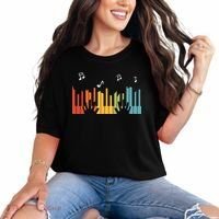 Keyboard Piano Player Gift Piano Comfort Colors T-Shirt thumb 0