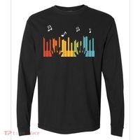 Keyboard Piano Player Gift Piano Comfort Colors Heavyweight Long Sleeve T-Shirt thumb 0