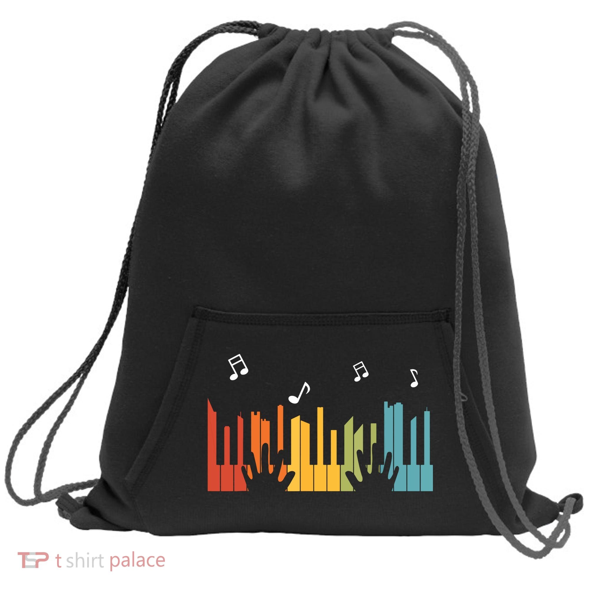 Keyboard Piano Player Gift Piano Sweatshirt Cinch Pack Bag