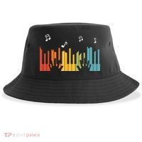 Keyboard Piano Player Gift Piano Sustainable Bucket Hat thumb 0