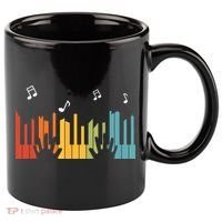 Keyboard Piano Player Gift Piano 11oz C Handle Ceramic Mug thumb 0