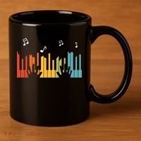 Keyboard Piano Player Gift Piano 11oz C Handle Ceramic Mug thumb 3