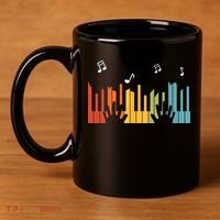 Keyboard Piano Player Gift Piano 11oz C Handle Ceramic Mug thumb 4