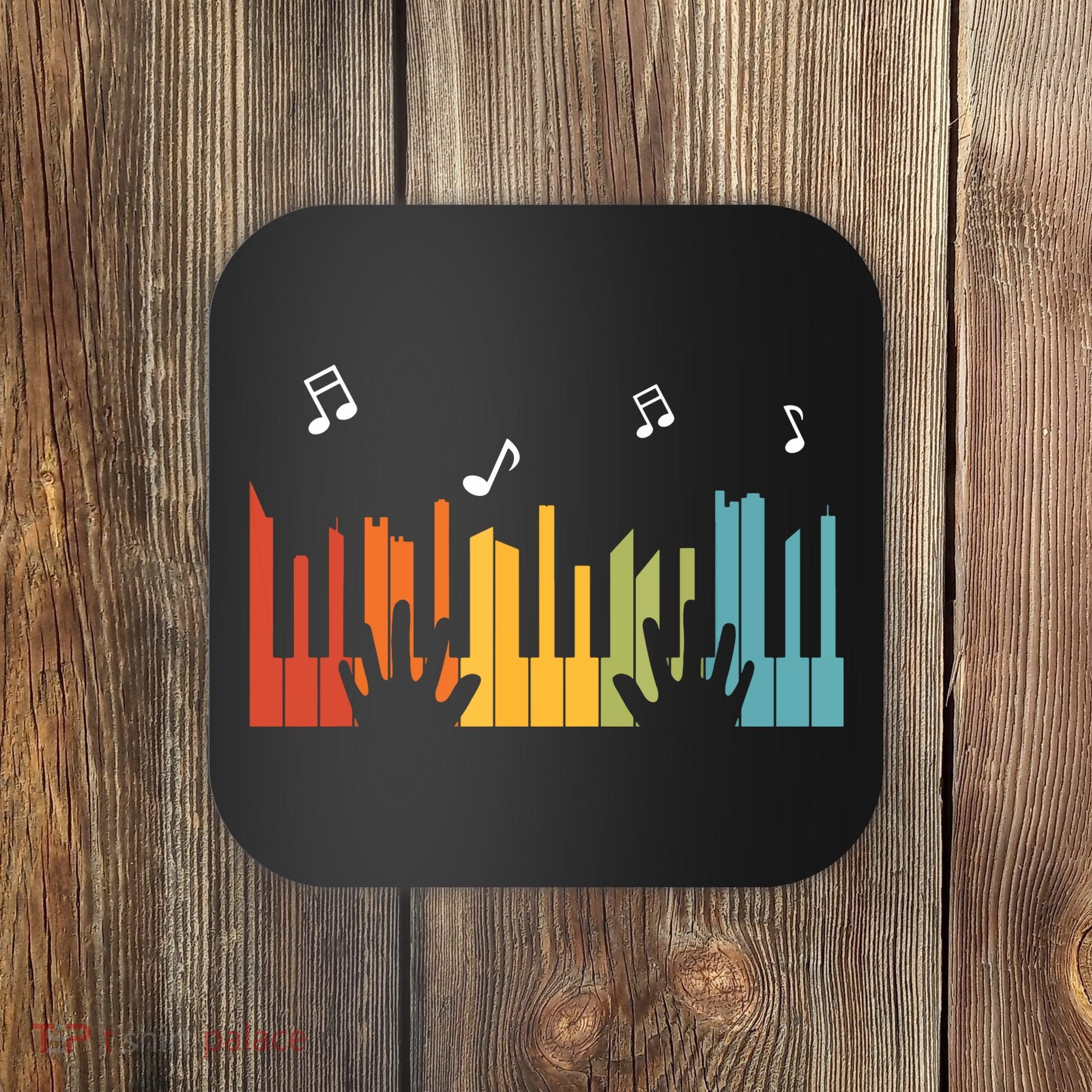 Keyboard Piano Player Gift Piano Coaster