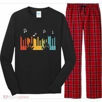 Keyboard Piano Player Gift Piano Long Sleeve Pajama Set thumb 0