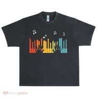 Keyboard Piano Player Gift Piano Urban Oversized Heavyweight T-Shirt thumb 0