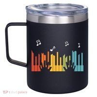 Keyboard Piano Player Gift Piano 12oz Stainless Steel Coffee Mug thumb 2
