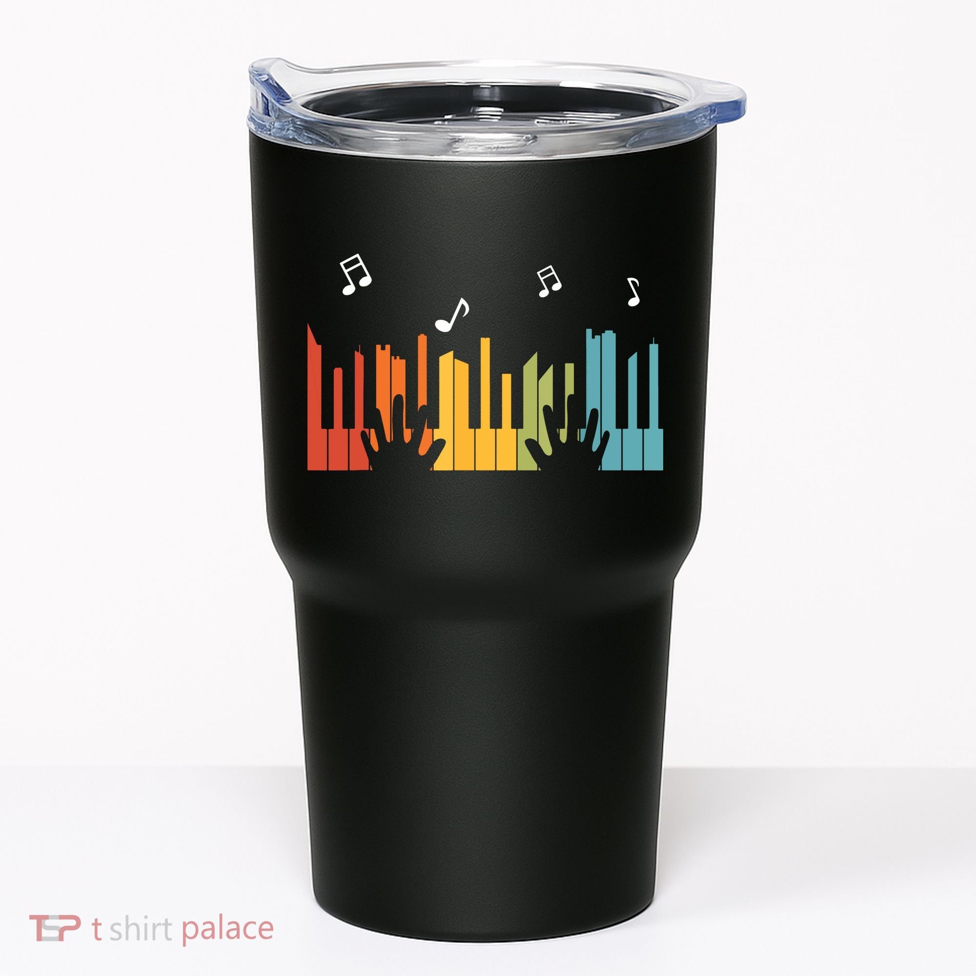 Keyboard Piano Player Gift Piano Tumbler