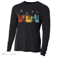 Keyboard Piano Player Gift Piano Cooling Performance Long Sleeve Crew thumb 0