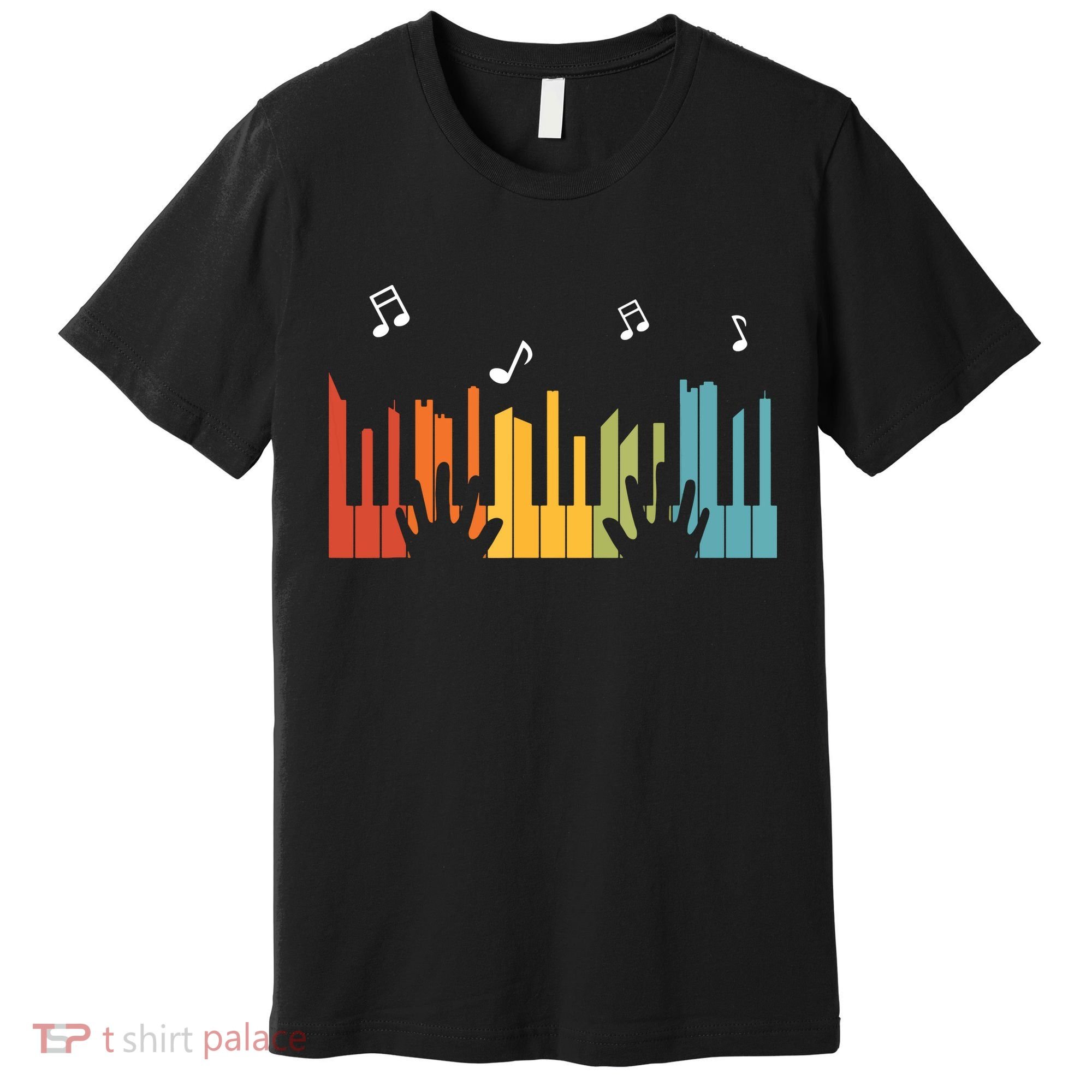 Keyboard Piano Player Gift Piano Premium T-Shirt