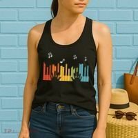 Keyboard Piano Player Gift Piano Women's Tank Top thumb 2