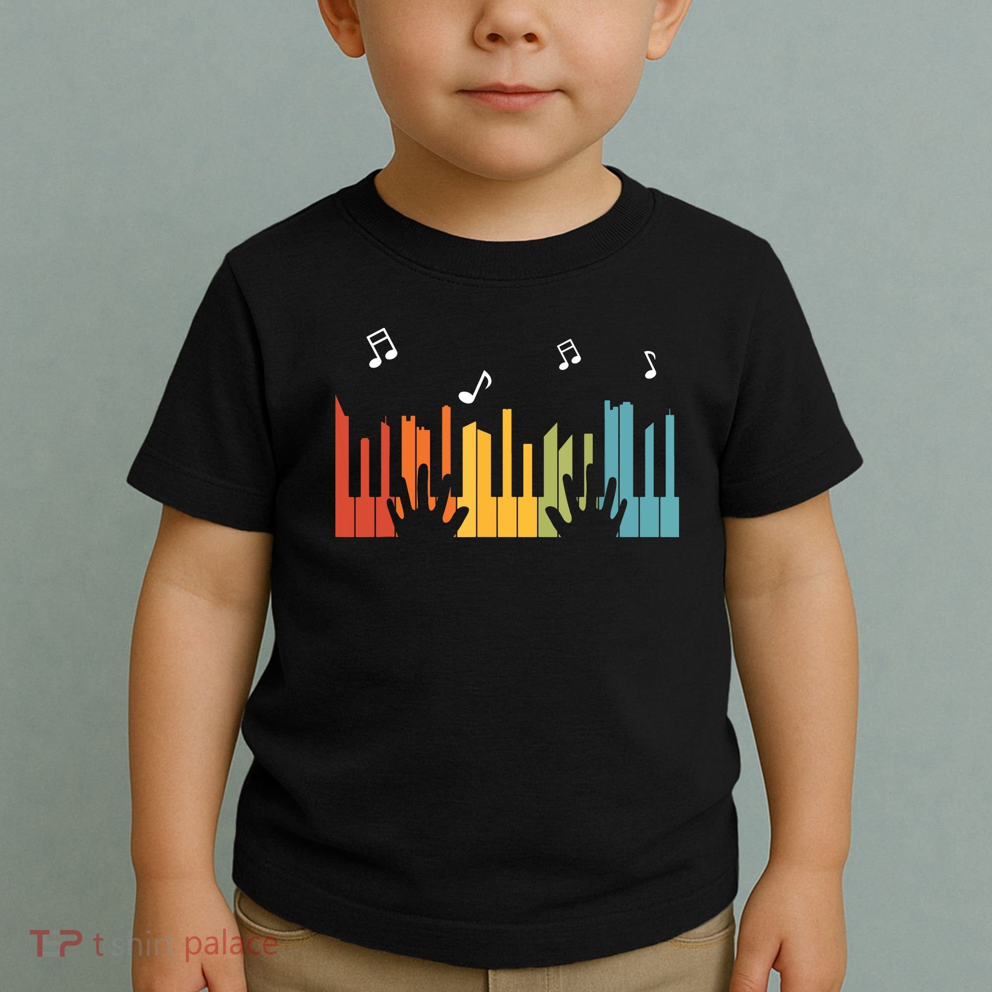 Keyboard Piano Player Gift Piano Toddler T-Shirt