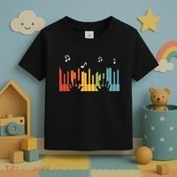 Keyboard Piano Player Gift Piano Toddler T-Shirt thumb 3