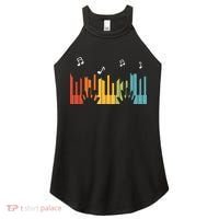Keyboard Piano Player Gift Piano Women's Perfect Tri Rocker Tank thumb 0