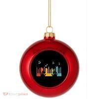 Keyboard Piano Player Gift Piano Plastic Christmas Ball Ornament thumb 0