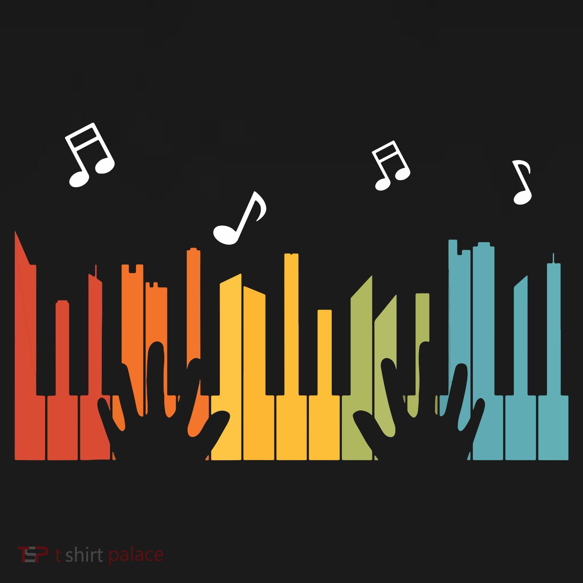 Keyboard Piano Player Gift Piano Kids Long Sleeve Shirt