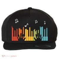 Keyboard Piano Player Gift Piano Wool Snapback Cap thumb 0
