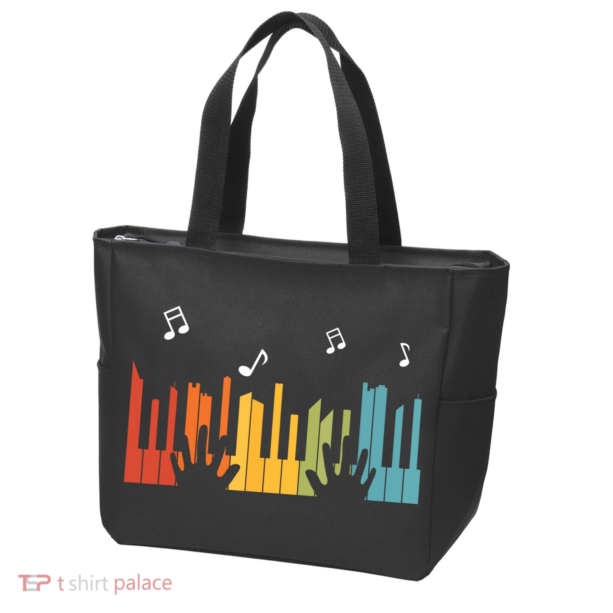 Keyboard Piano Player Gift Piano Tote Bag