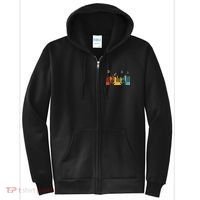 Keyboard Piano Player Gift Piano Full Zip Hoodie thumb 0