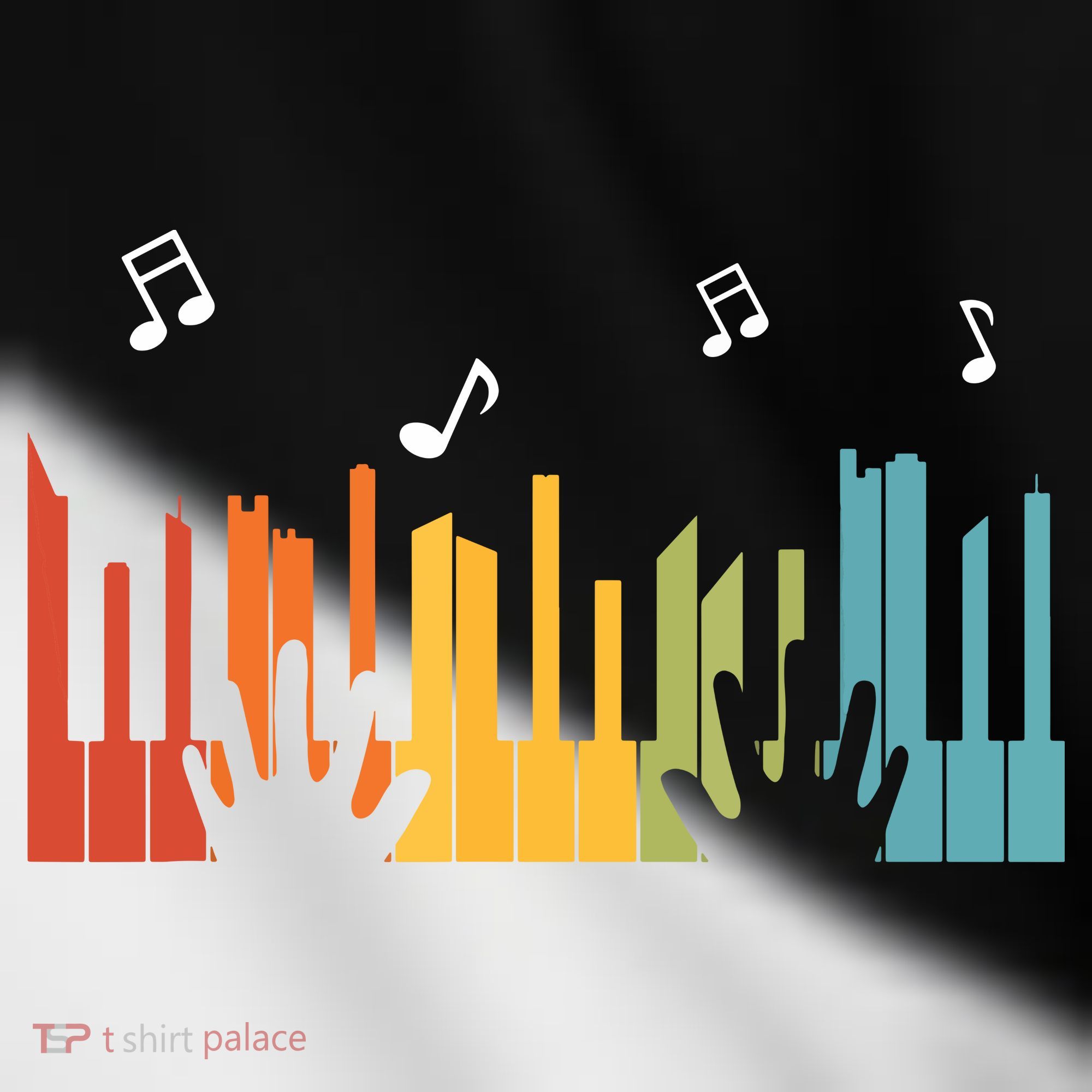 Keyboard Piano Player Gift Piano Toddler Fine Jersey T-Shirt