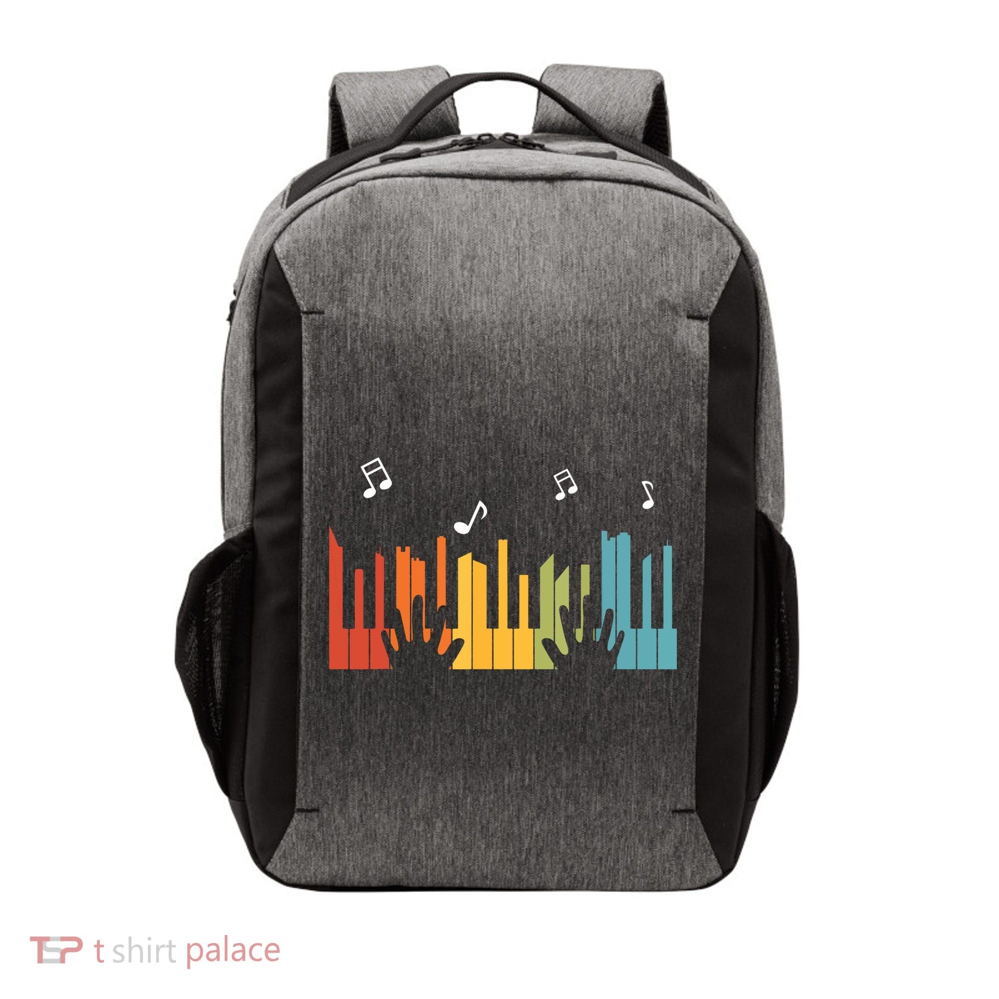 Keyboard Piano Player Gift Piano Vector Backpack