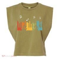 Keyboard Piano Player Gift Piano Garment-Dyed Women's Muscle Tee thumb 0