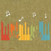 Keyboard Piano Player Gift Piano Garment-Dyed Women's Muscle Tee thumb 6