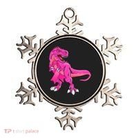 Kids Pink Ribbon Dinosaur Breast Cancer Awareness Boy Ornament thumb 0